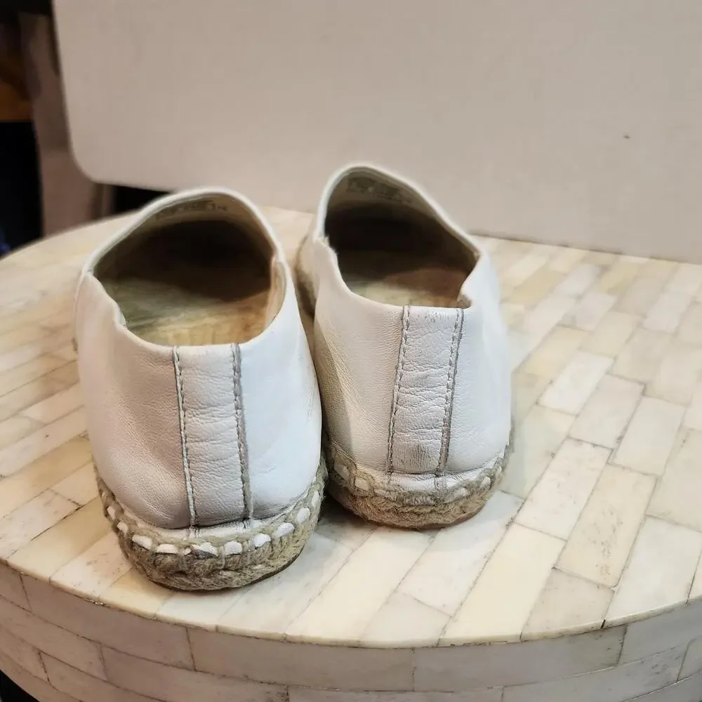 Tory Burch Leather Colorblock Espadrille Flats